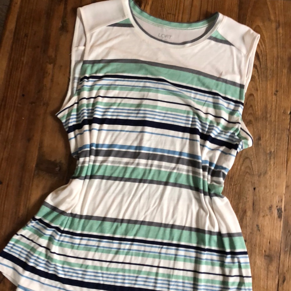 Loft outlet striped top